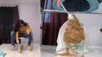Immediate call for a fresh human toilet servant featuring MilanaSmelly and smoking scat ladies [FullHD / 2020]